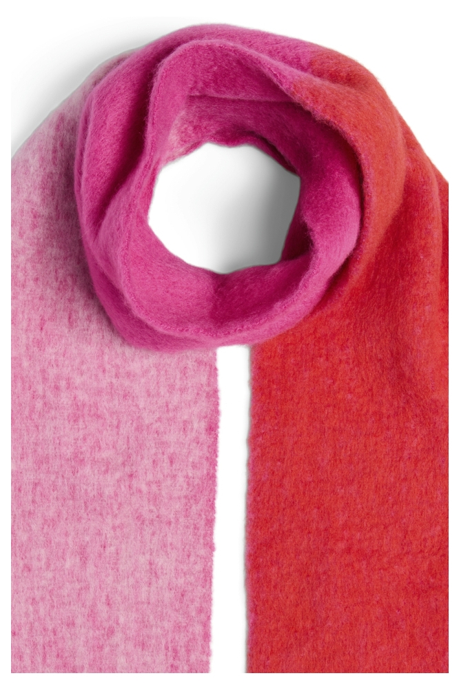 Pieces roze dames sjaal | Close up