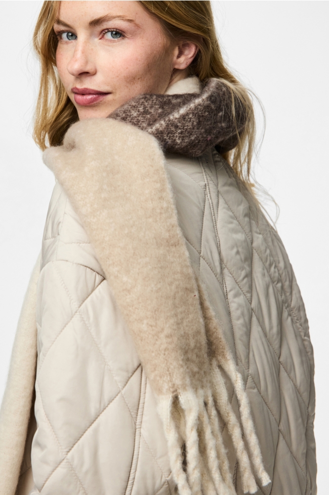 Pieces beige dames sjaal | Unique Selling Point