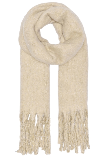 Only Accessoire ONLZANA GLITTER SOFT SCARF ACC CC 15349860 BISCOTTI/DTM GLITTER