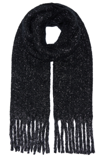 Only ONLZANA GLITTER SOFT SCARF ACC CC 15349860 BLACK/DTM GLITTER