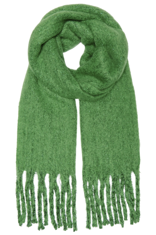 Only groene dames sjaal | Vooraanzicht