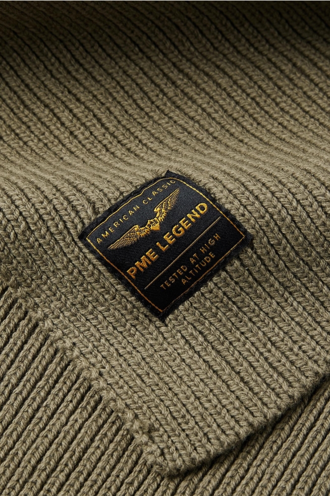 PME legend groene heren sjaal | Close up