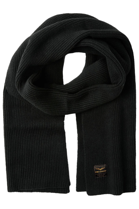 PME legend zwarte heren sjaal | Vooraanzicht