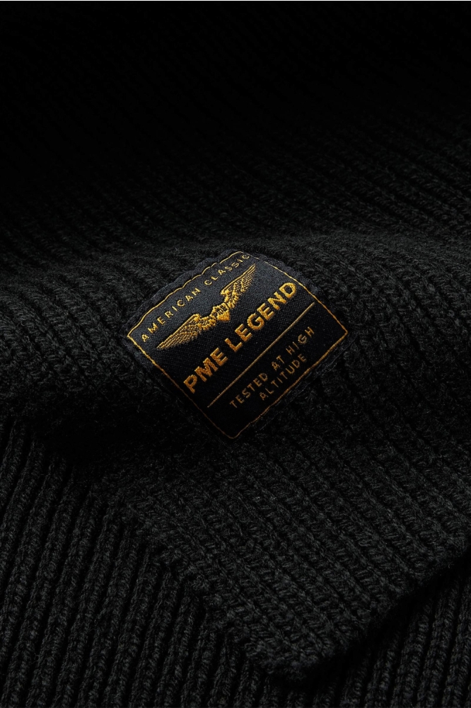 PME legend zwarte heren sjaal | Close up