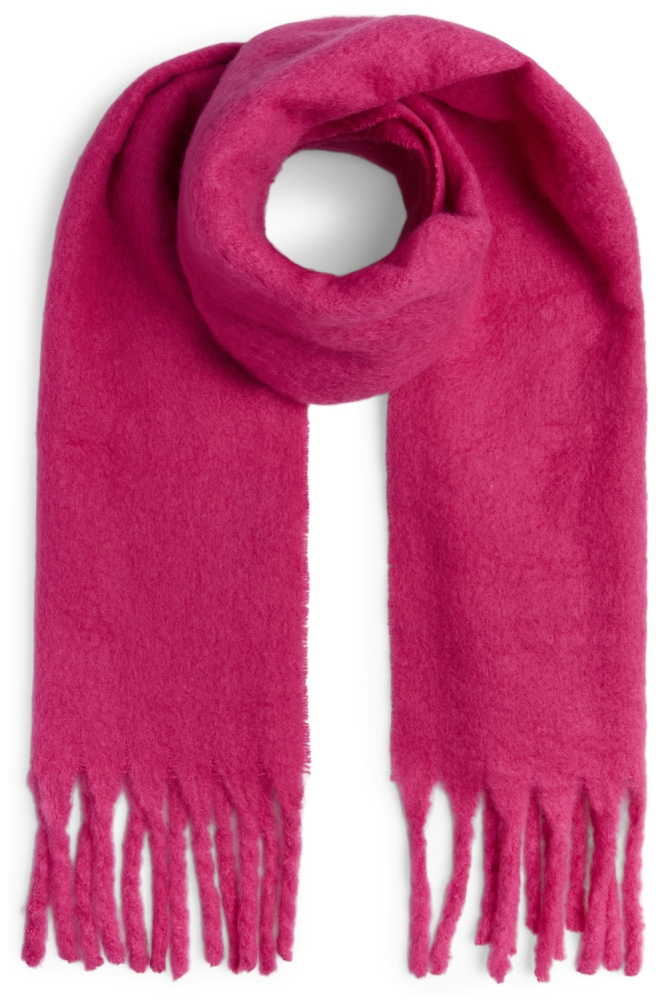 Pieces roze dames sjaal | Vooraanzicht