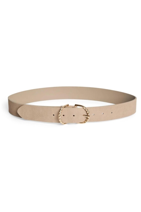 Pieces beige dames riem | Vooraanzicht