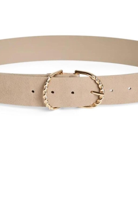 Pieces beige dames riem | Close up