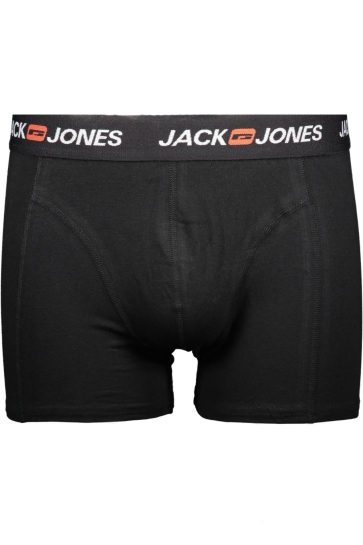 Jack & Jones Ondergoed JACCORP OLD LOGO TRUNKS 3 PACK 12282733 Black/Black WB