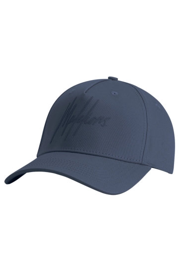 Malelions STRIPED SIGNATURE CAP MAA30026001 NAVY