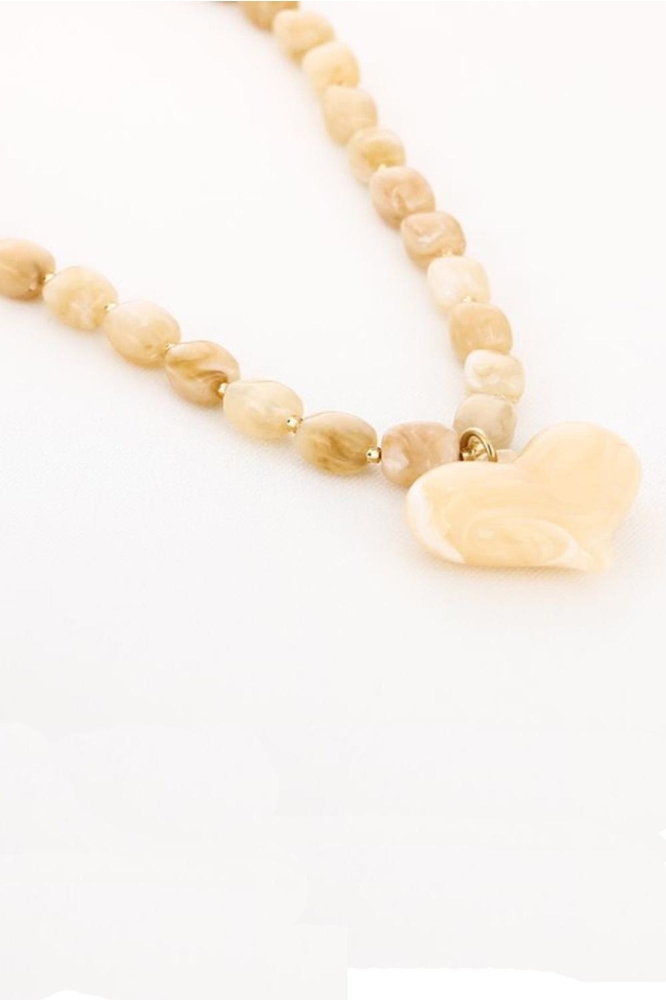 Touch beige dames sieraad | Zijaanzicht