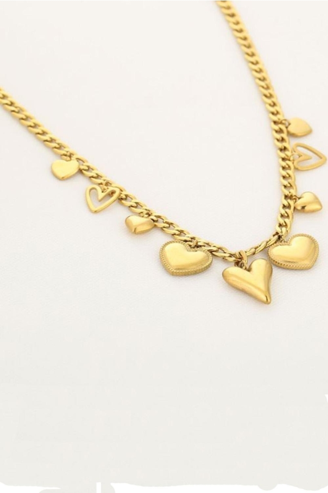 Touch gouden dames sieraad | Zijaanzicht