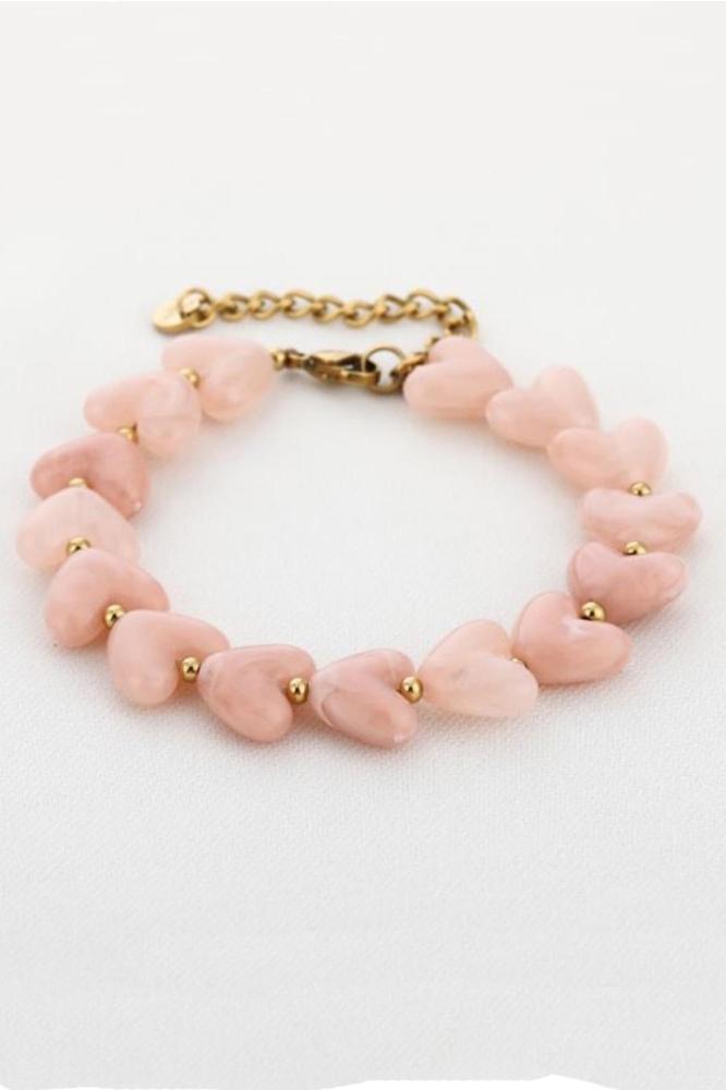 Touch roze dames sieraad | Zijaanzicht