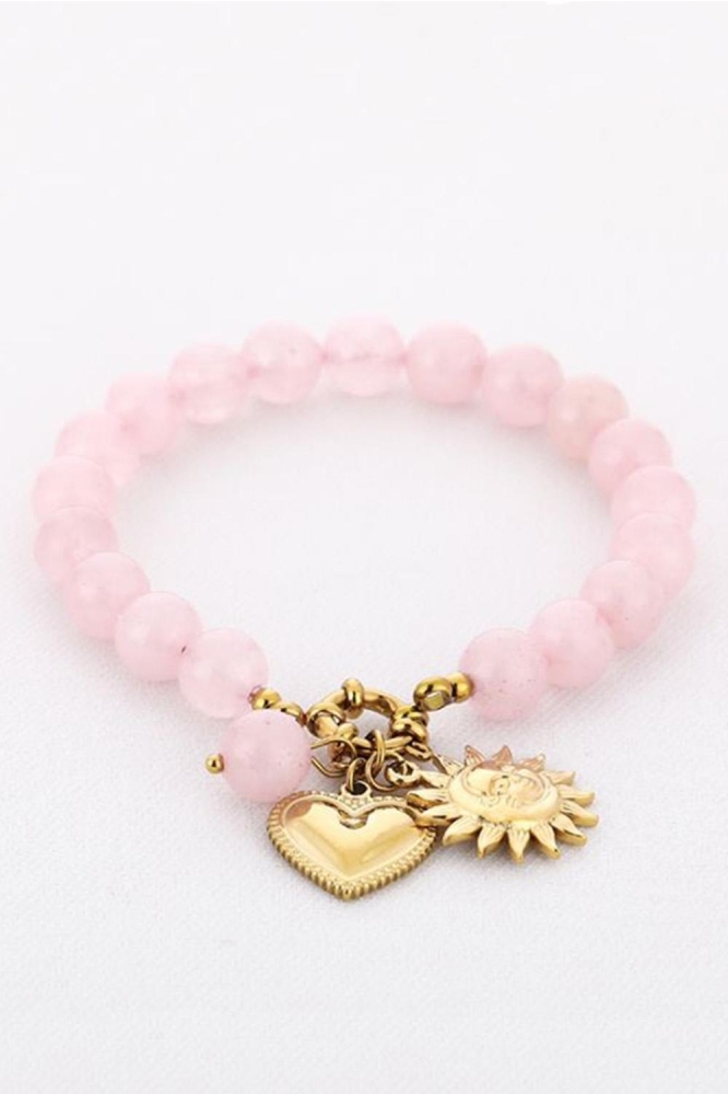 Touch roze dames sieraad | Zijaanzicht