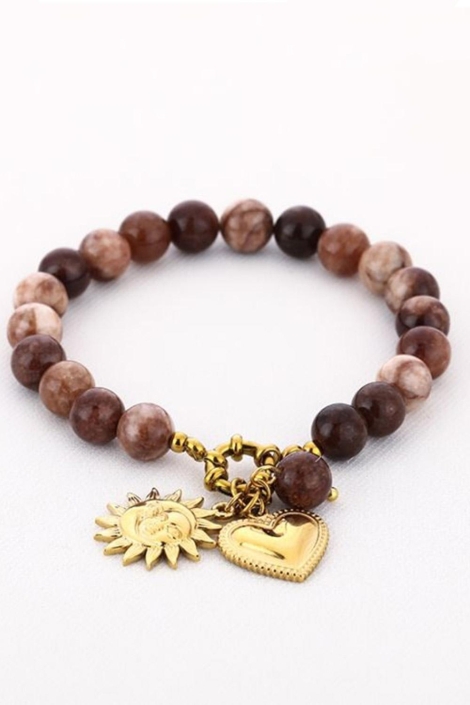 Touch bruine dames sieraad | Zijaanzicht