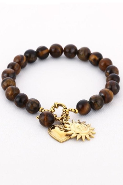 Touch bruine dames sieraad | Zijaanzicht