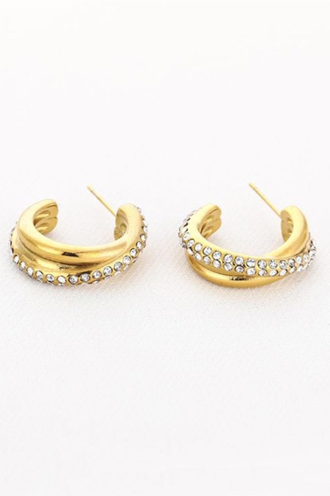 Touch gouden dames sieraad | Zijaanzicht