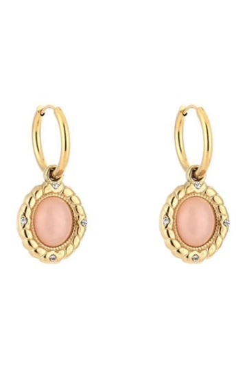 Touch oorbel je19484 Roze