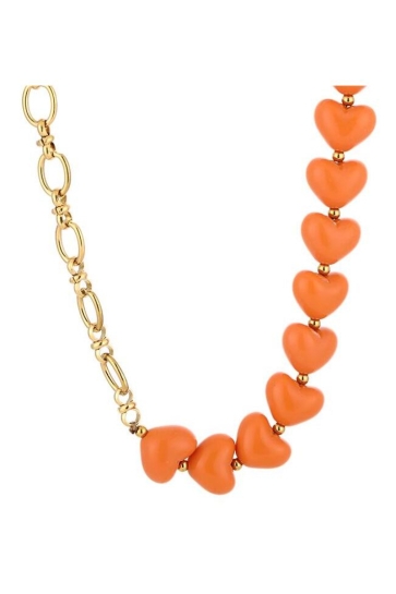 Touch Sieraad KETTING JE19589 ORANGE