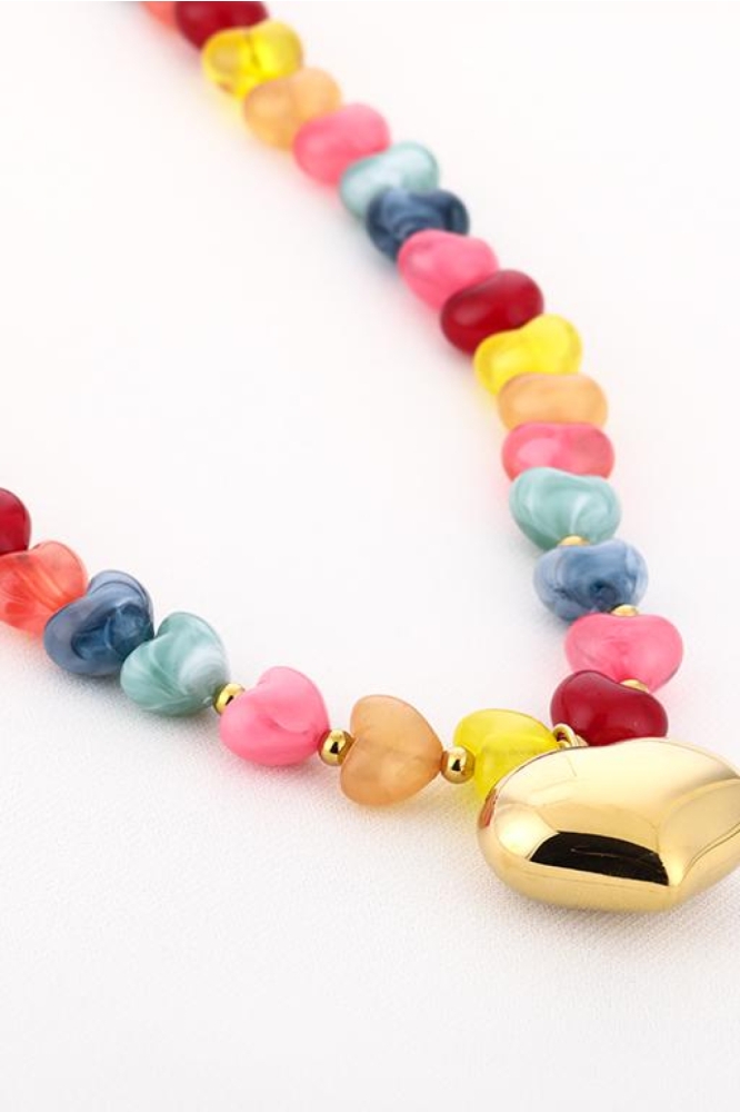 Touch multi color dames sieraad | Zijaanzicht