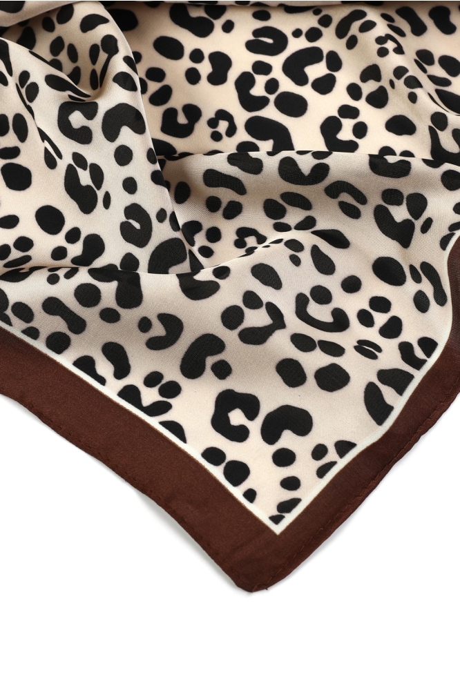 Touch bruine dames sjaal | Close up