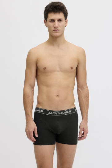 Jack & Jones Ondergoed JACBLACK FRIDAY TRUNKS 3 PACK 12265404 Dark Grey Melange/Forest river - Bl