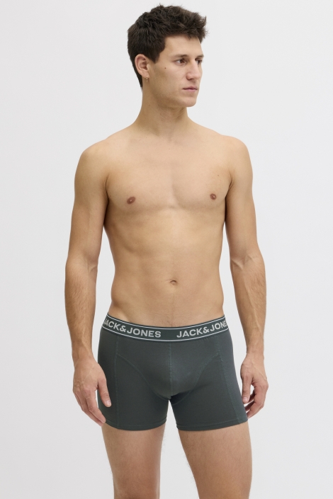 Jack & Jones grijze heren ondergoed | Model vooraanzicht