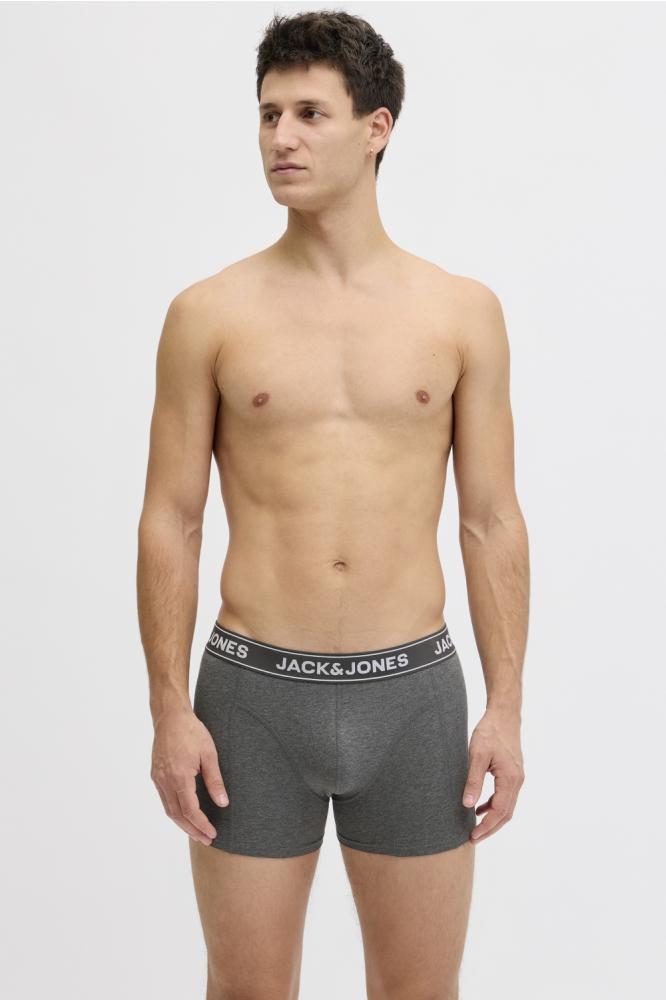 Jack & Jones grijze heren ondergoed | Model vooraanzicht