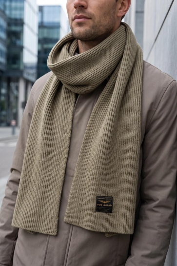 PME legend Accessoire SJAAL VAN EEN KATOENENBLEND MET LABEL PAC2610900 6485