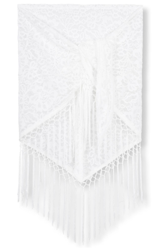 Refined Department witte dames sjaal | Achteraanzicht