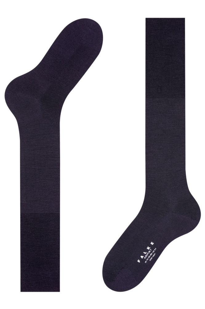 Falke blauwe heren accessoire | Zijaanzicht