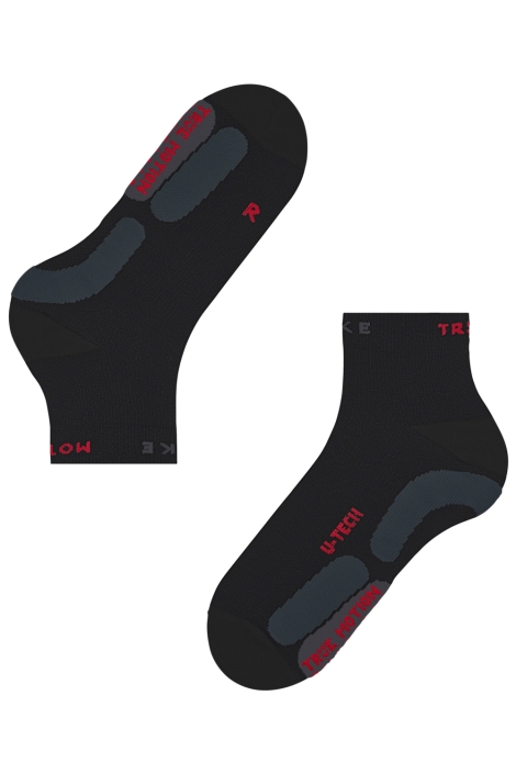 Falke zwarte heren accessoire | Zijaanzicht