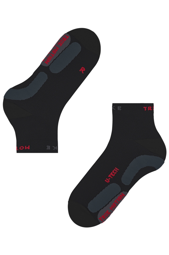 Falke zwarte heren accessoire | Zijaanzicht