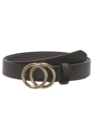 Only Riem ONLRASMI FAUX LEATHER JEANS BELT NO 15185213 Coffee Bean/LIGHT GOLD