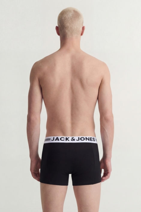 Jack & Jones zwarte heren ondergoed | Model achteraanzicht