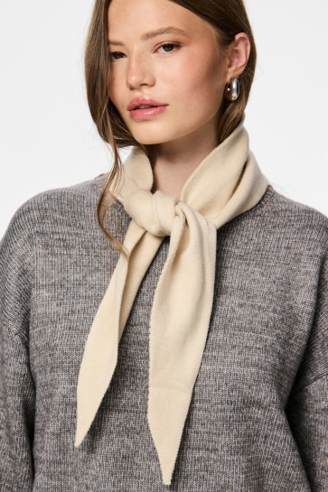 Pieces Accessoire PCKOMMA TRIANGLE SCARF NOOS BC 17159754 WHITECAP GRAY