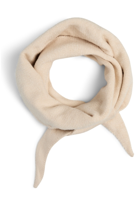 Pieces beige dames sjaal | Bovenaanzicht