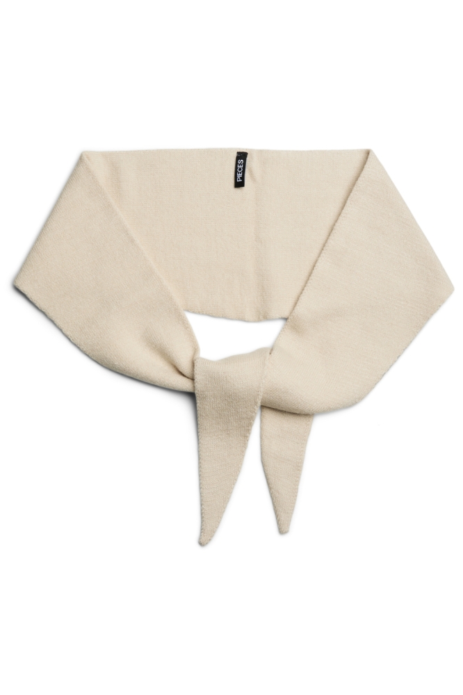 Pieces beige dames sjaal | Vooraanzicht