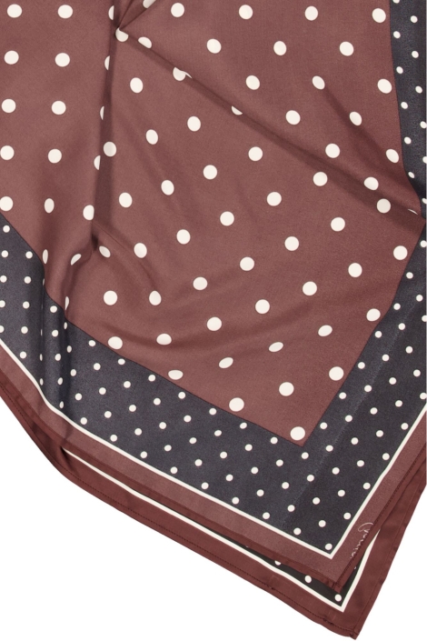 Garcia bruine dames sjaal | Close up