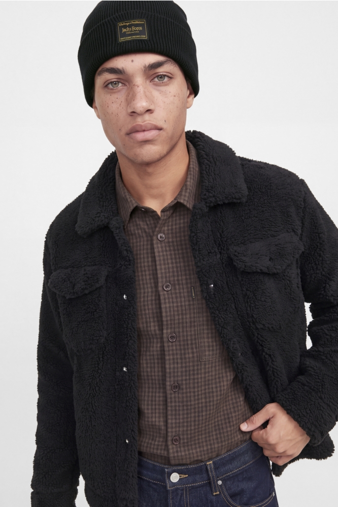 Jack & Jones zwarte heren accessoire | Model vooraanzicht
