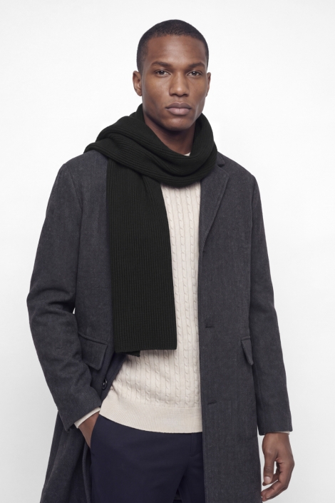 Jack & Jones zwarte heren sjaal | Model