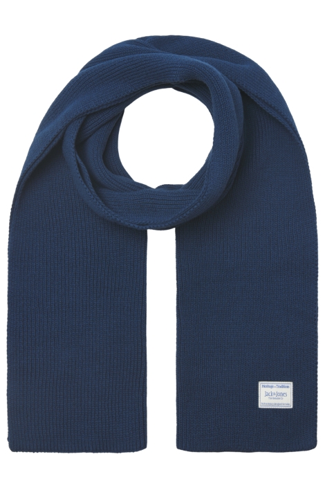 Jack & Jones blauwe heren sjaal | Vooraanzicht