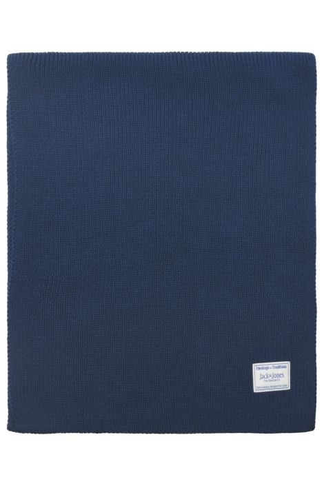 Jack & Jones blauwe heren sjaal | Close up