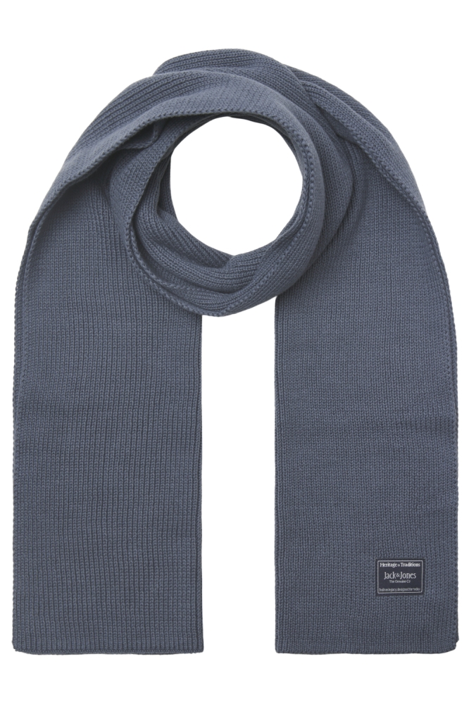 Jack & Jones blauwe heren sjaal | Vooraanzicht
