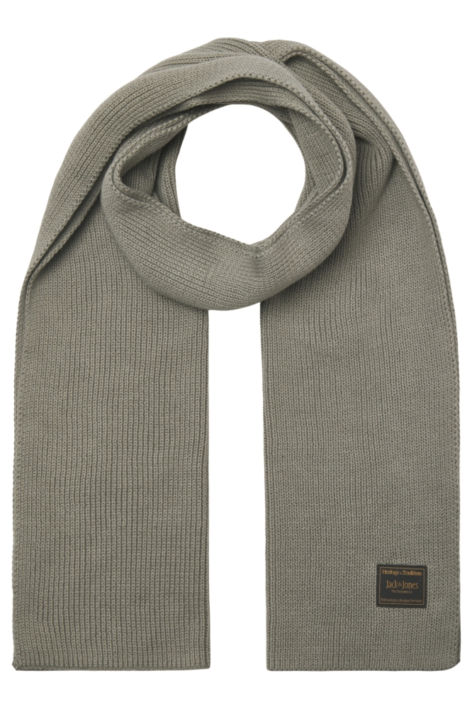 Jack & Jones groene heren sjaal | Vooraanzicht
