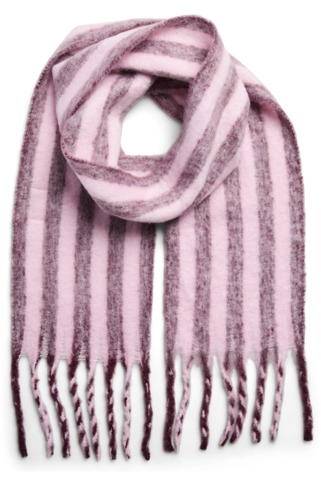 Pieces bordeaux dames sjaal | Vooraanzicht