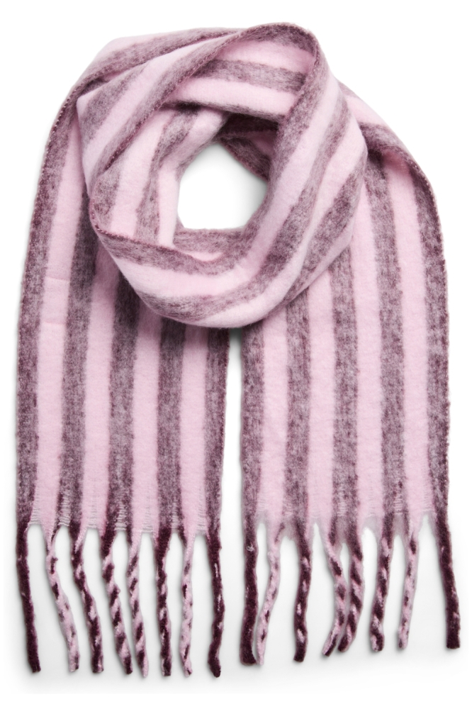 Pieces bordeaux dames sjaal | Vooraanzicht
