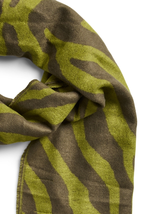 Pieces groene dames sjaal | Close up