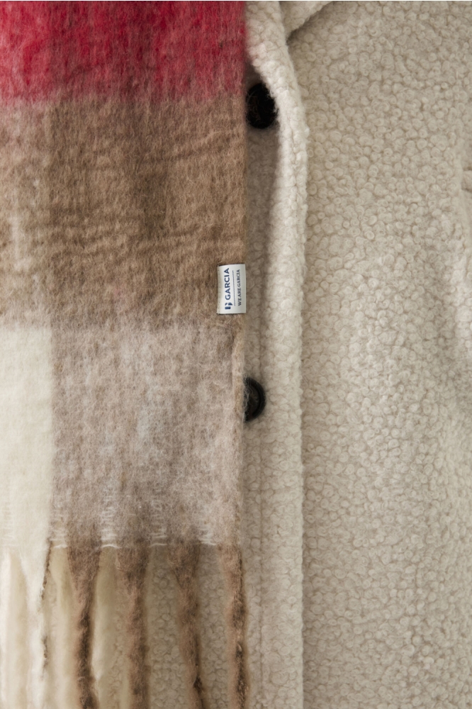 Garcia taupe dames sjaal | Close up