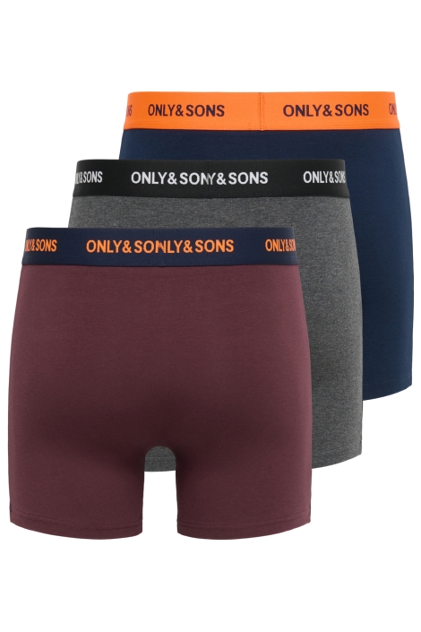 Only & Sons blauwe heren ondergoed | Achteraanzicht