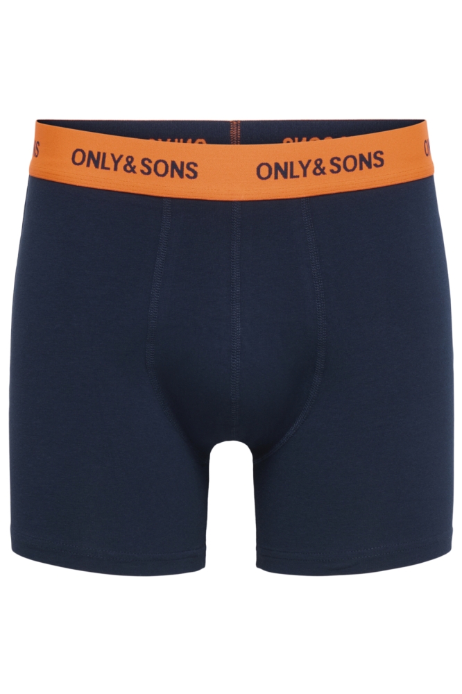 Only & Sons blauwe heren ondergoed | Vooraanzicht
